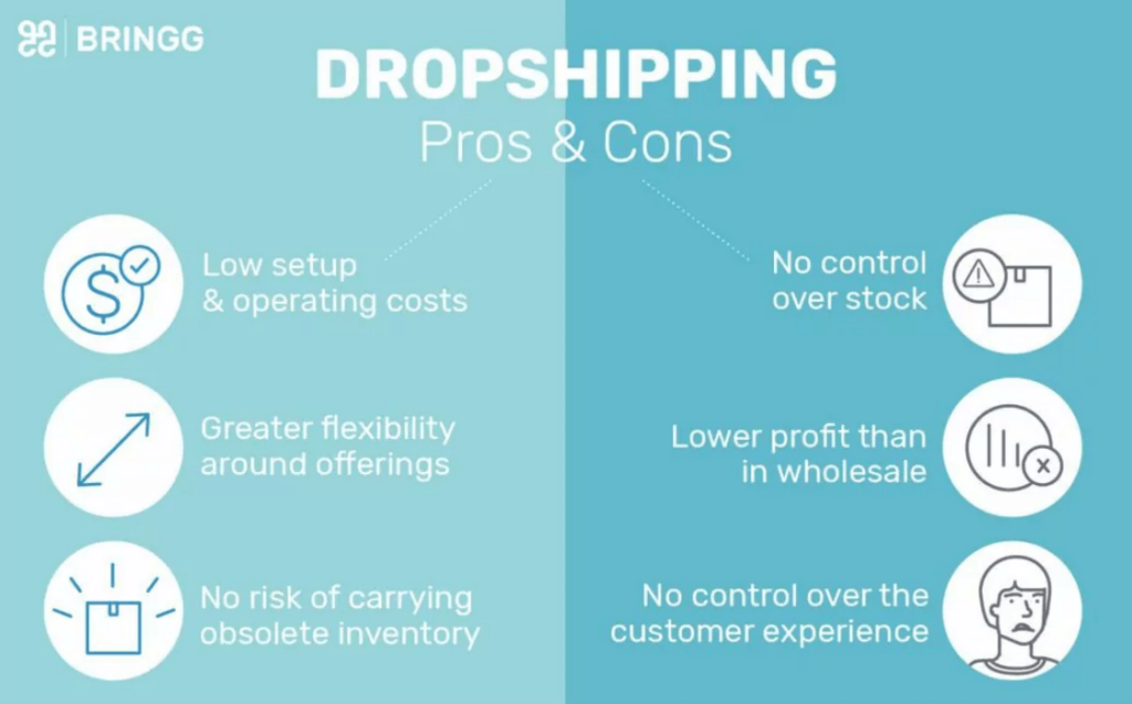 dropshipping pros and cons