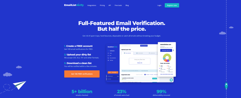 EmailListVerify platform