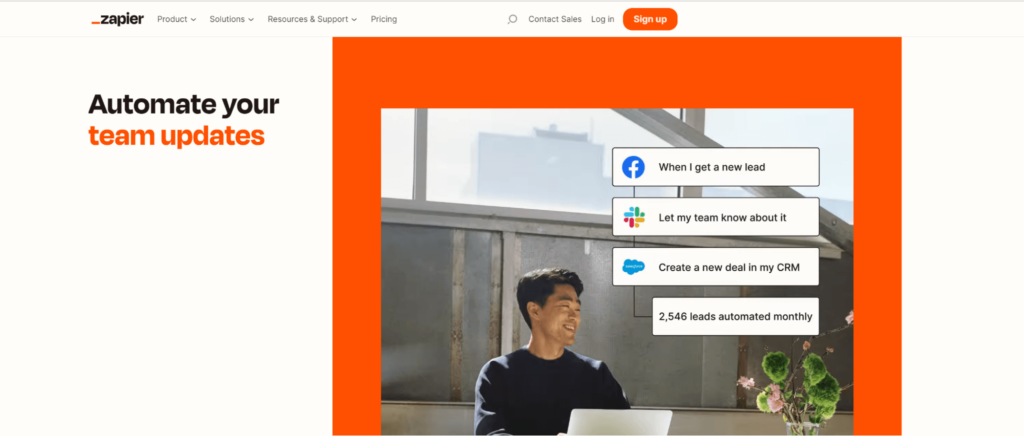 Zapier marketing automation service