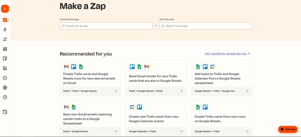 Zapier marketing automation software